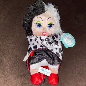 Baby Cruella DeVil in a blanket